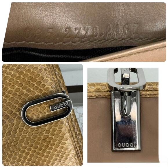 RARE GUCCI Python Continental Wallet – Honey Exotic Leather w/ Box & Dust - Picture 2 of 8